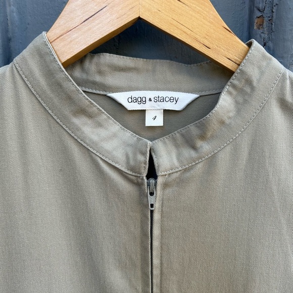 Dagg & Stacey Finch light khaki boiler suit, size 4 - Picture 4 of 10